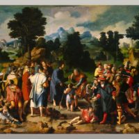Christ healing the Blind by Lucas van Leyden