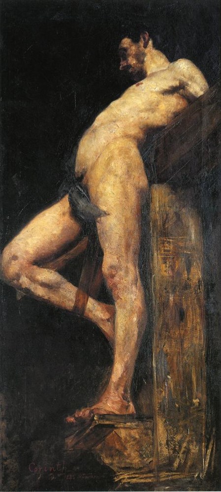 Crucified Thief by Lovis Corinth