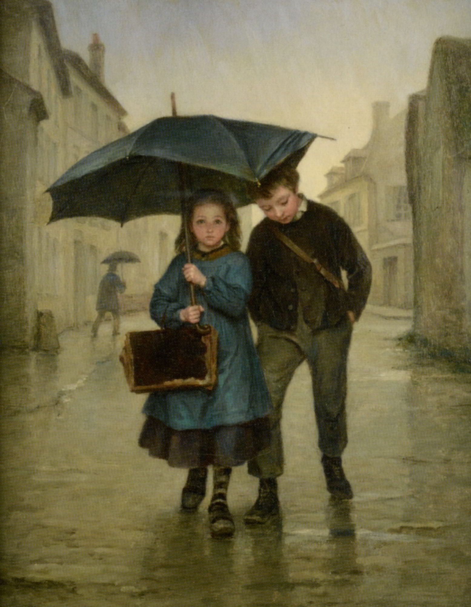 Going to School by Edouard Frere
