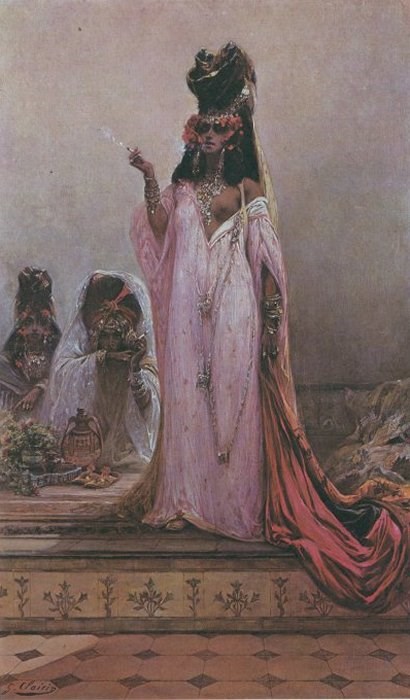 Harem Woman by Georges Jules Victor Clairin