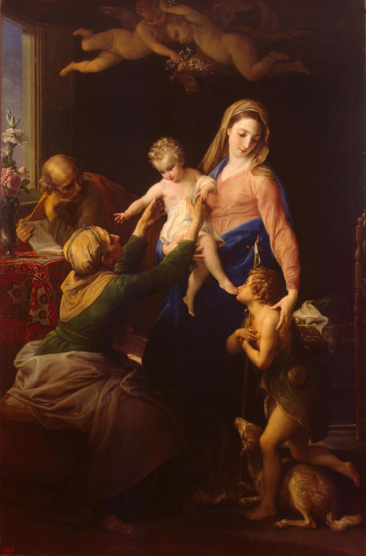 Holy Family by Pompeo Girolamo Batoni