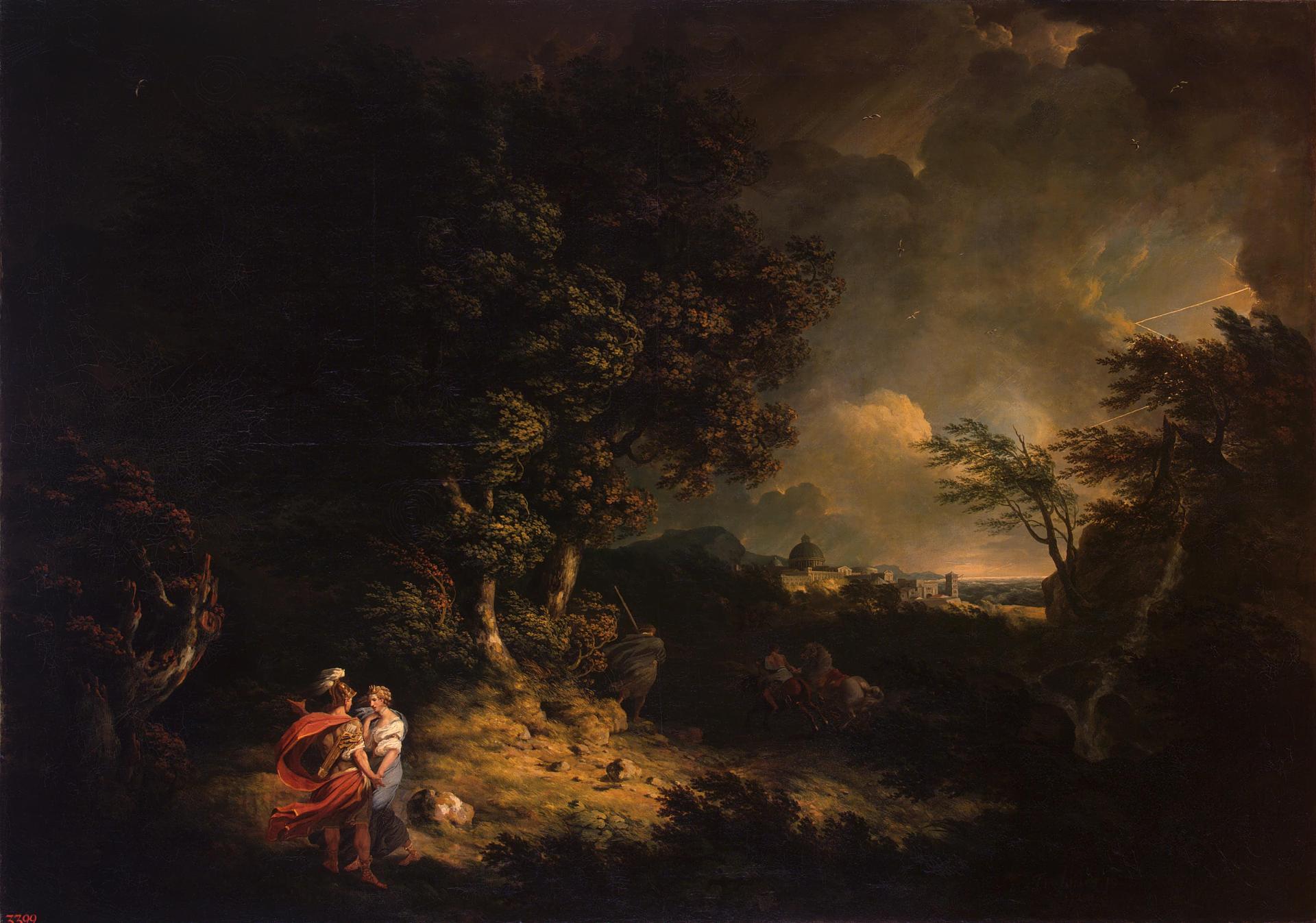 Landscape with Dido and Aeneas by Thomas Jones