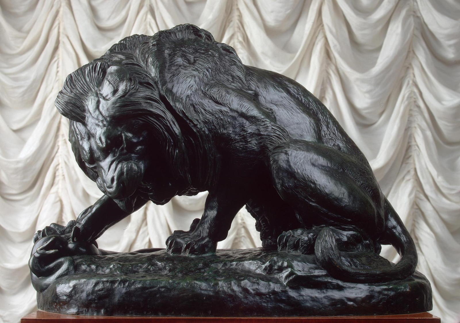 Lion and Serpent by Antoine Louis Barye