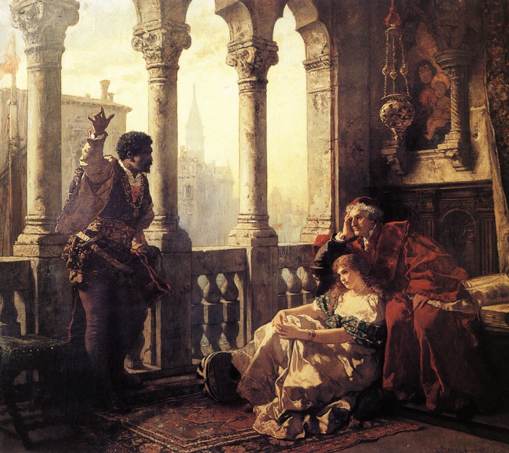 Othello Relating His Adventures to Desdemona by Carl Ludwig Friedrich Becker