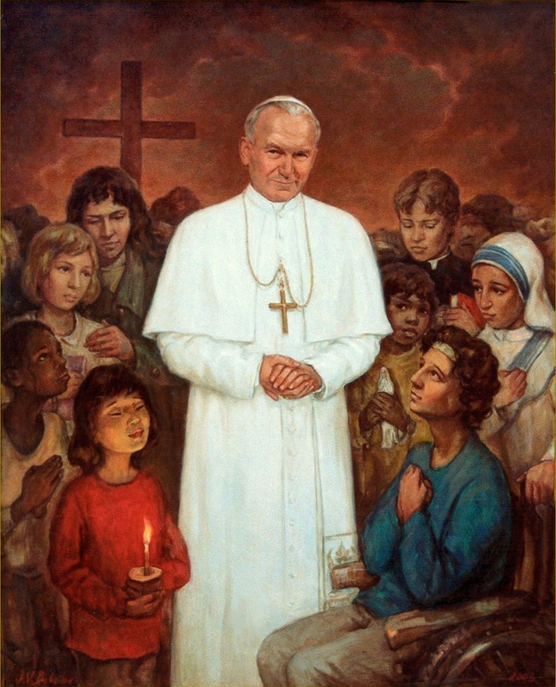 Portrait of Pope John Paul II by Igor V. Babailov