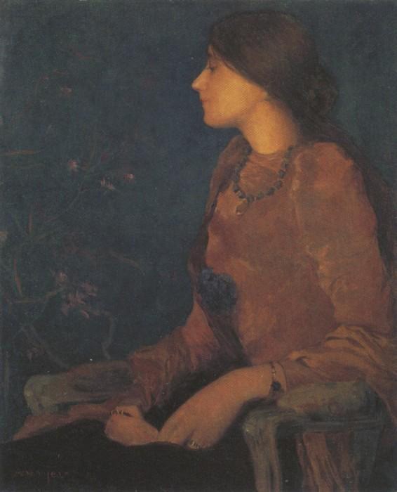 Portrait of Thadee Caroline Jacquet by Edmond Francois Aman Jean
