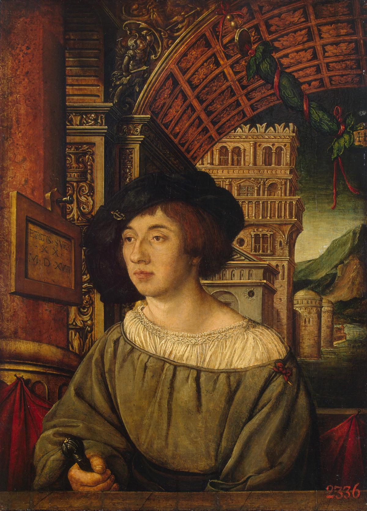 Portrait of a Young Man by Ambrosius Holbein