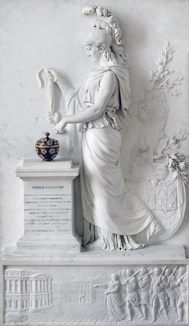 Princess of Hesse Homburg before the Altar of Immortality by Jacques Augustin Pajou
