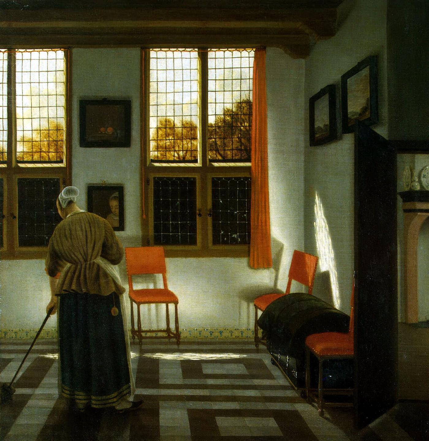 Room in a Dutch House by Pieter Janssens Elinga