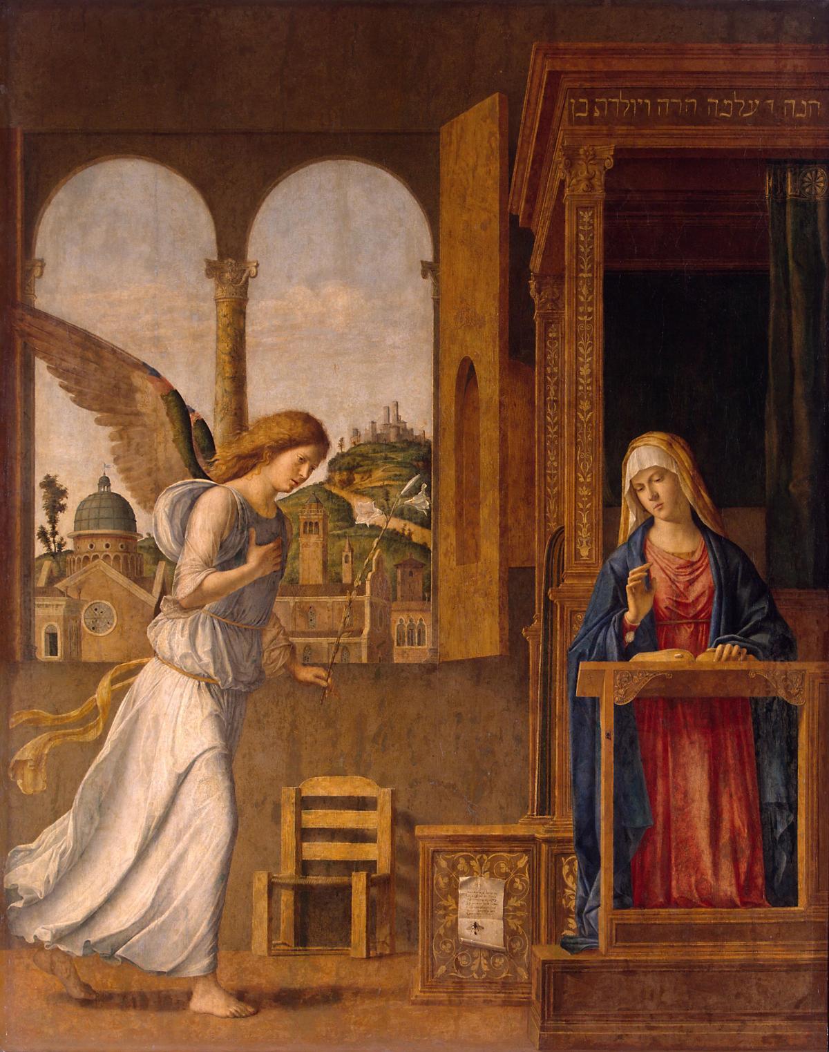 The Annunciation by Cima Da Conegliano