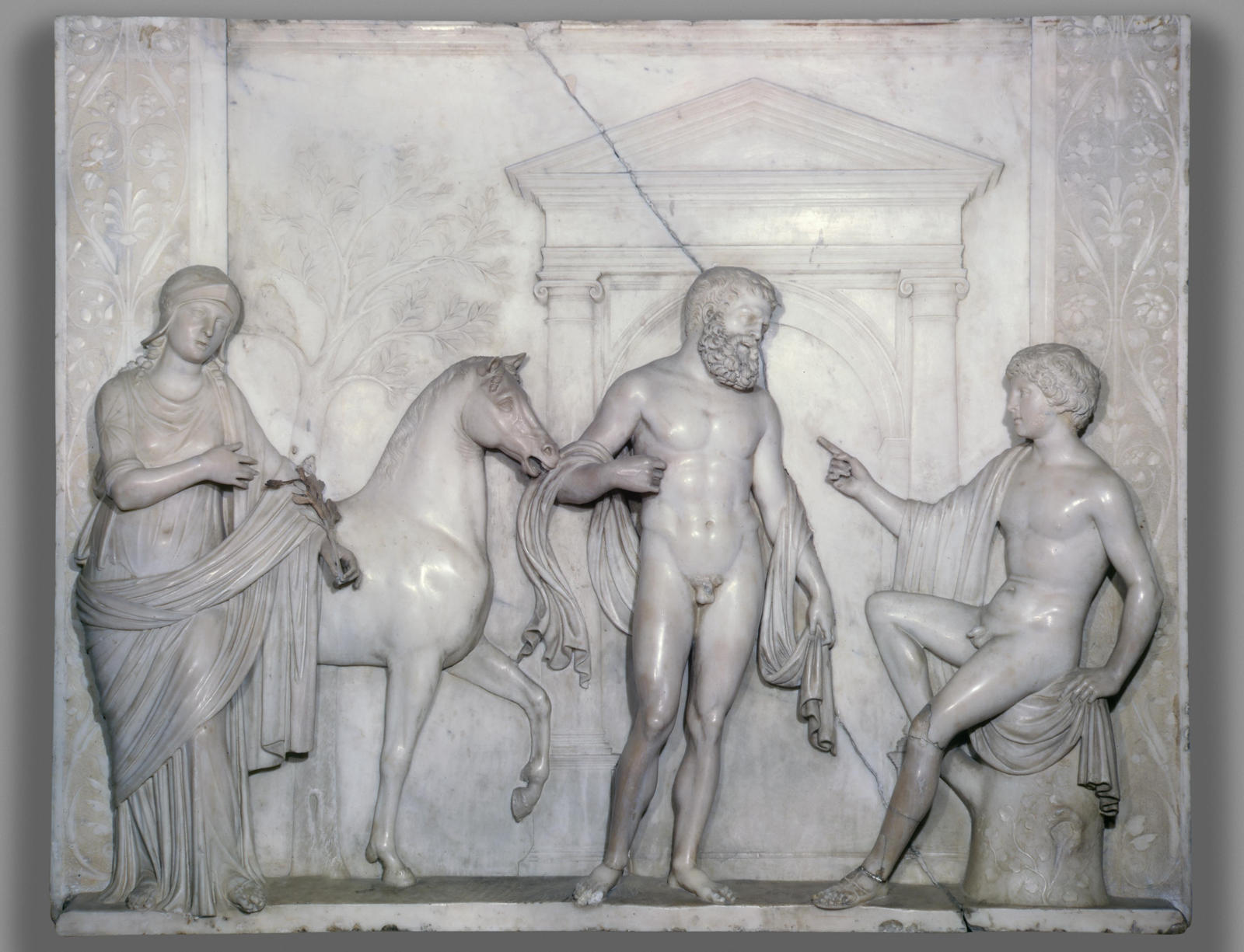 The Contest between Athena and Poseidon by Antonio Lombardo