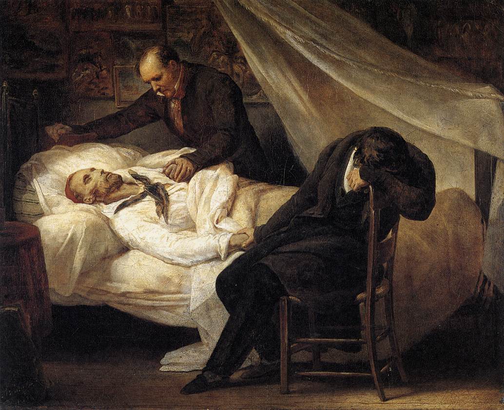 The Death of Géricault by Ary Scheffer