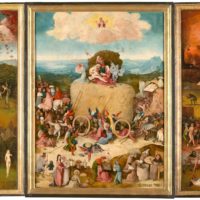 The Haywain Triptych by Hieronymus Bosch