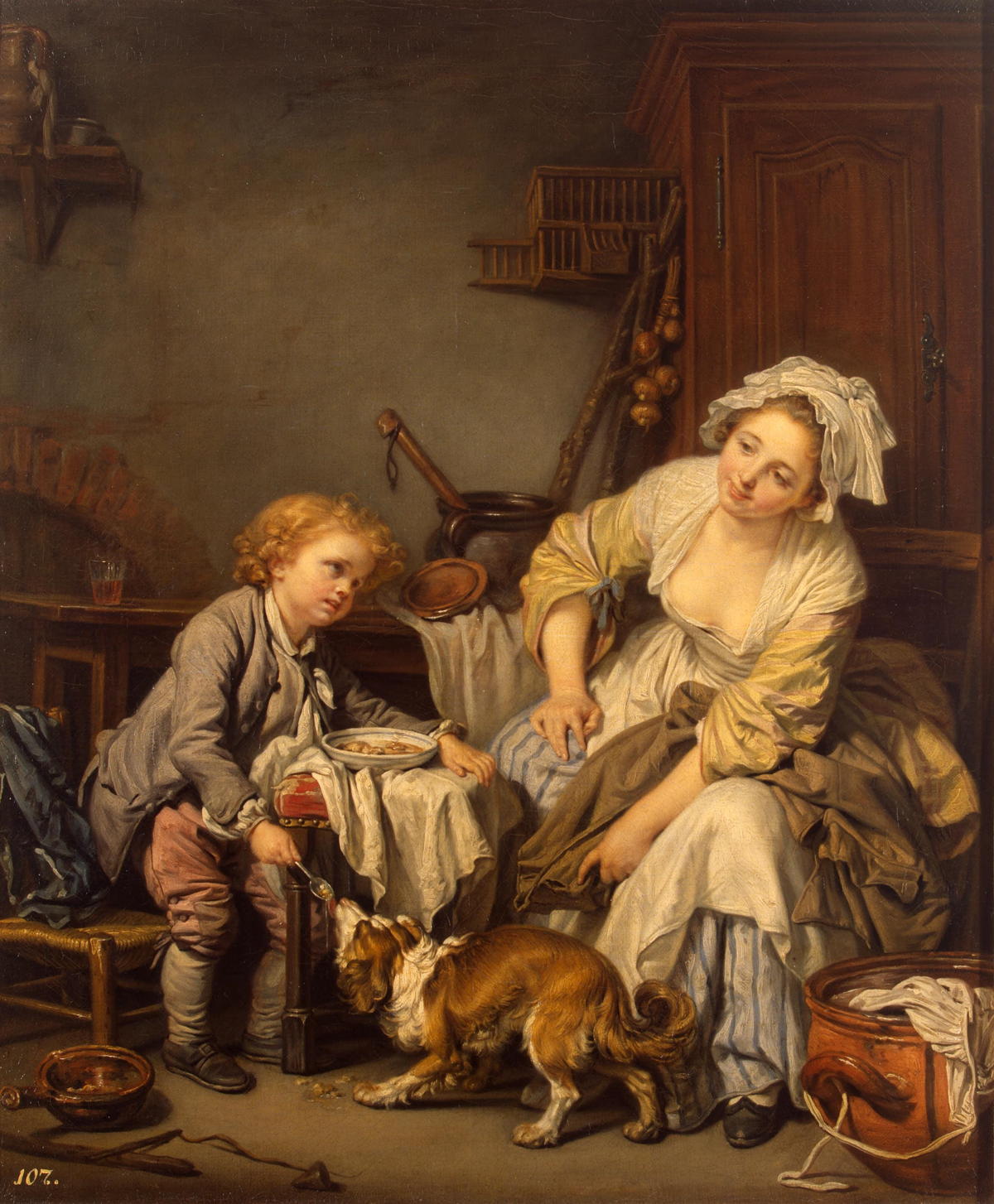 The Spoiled Child by Jean Baptiste Greuze