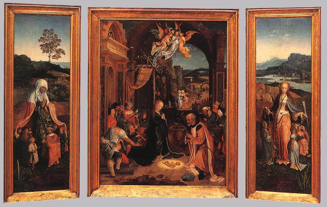 Triptych by Jan de Beer