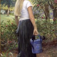 Watering Girl by Allan R. Banks