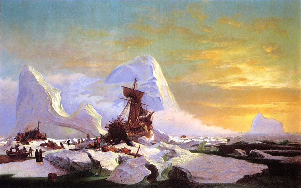Crushed in the Ice by William Bradford
