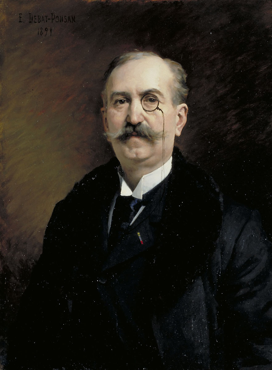 Portrait de M.G. Broustet by Edouard Bernard Debat Ponsan
