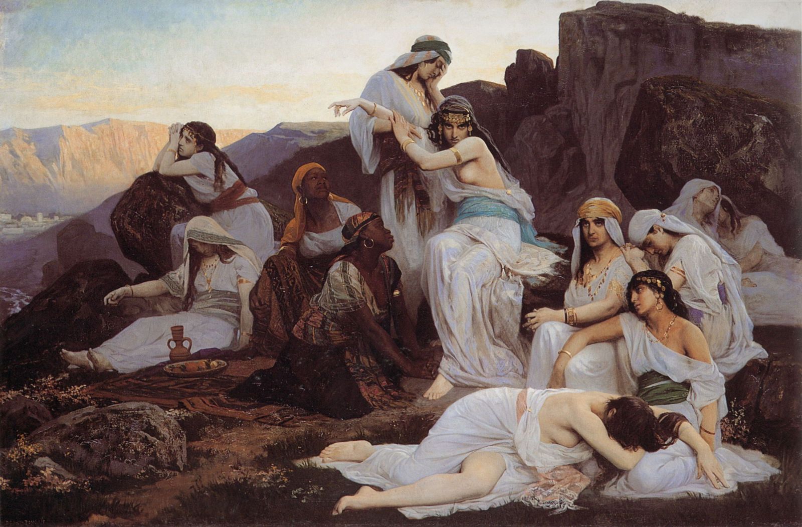 The Daughter of Jephthah by Edouard Bernard Debat Ponsan