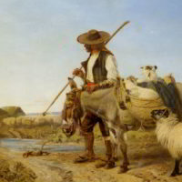A Spanish Shepherd by Richard Ansdell
