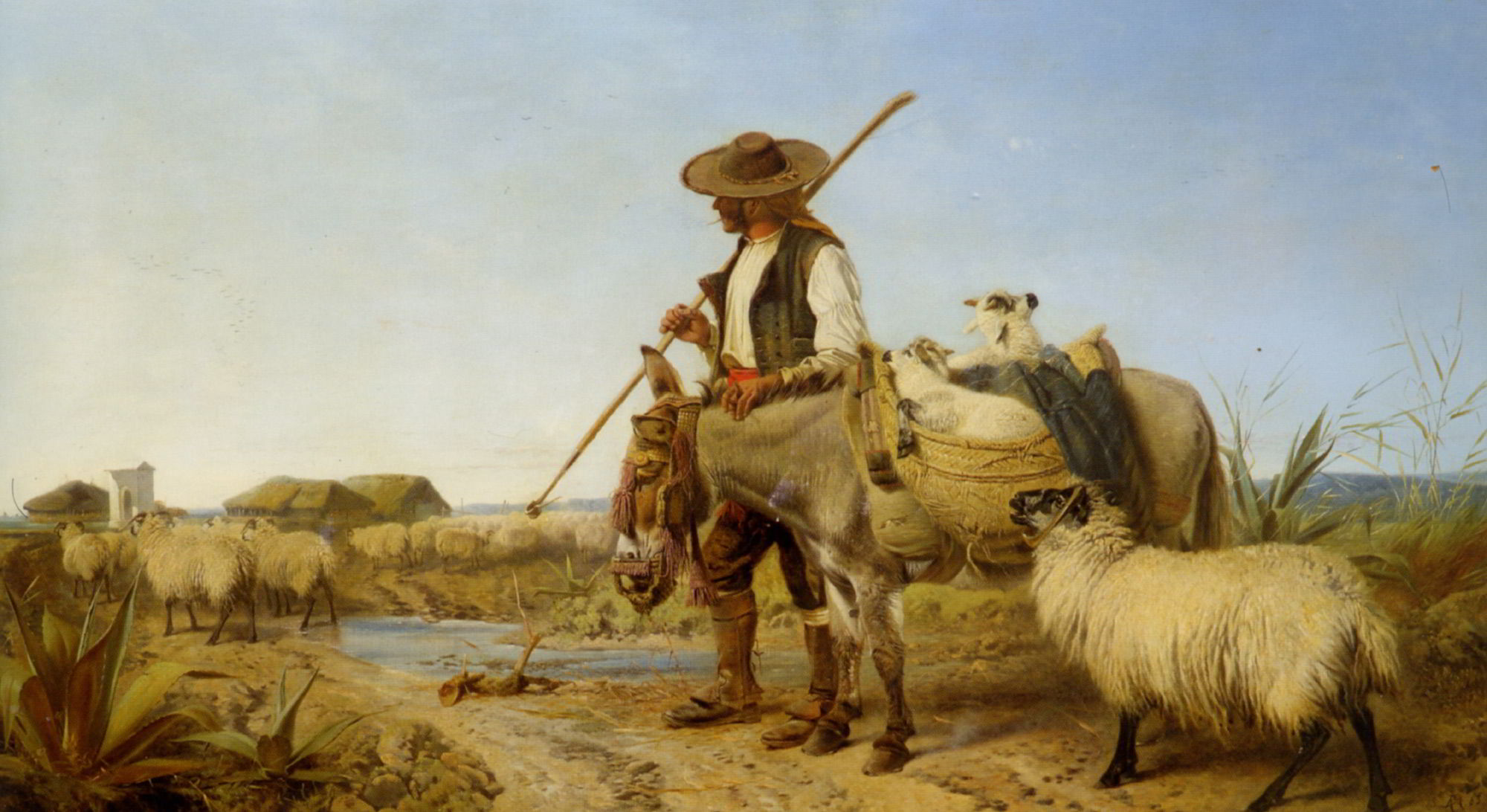 A Spanish Shepherd by Richard Ansdell
