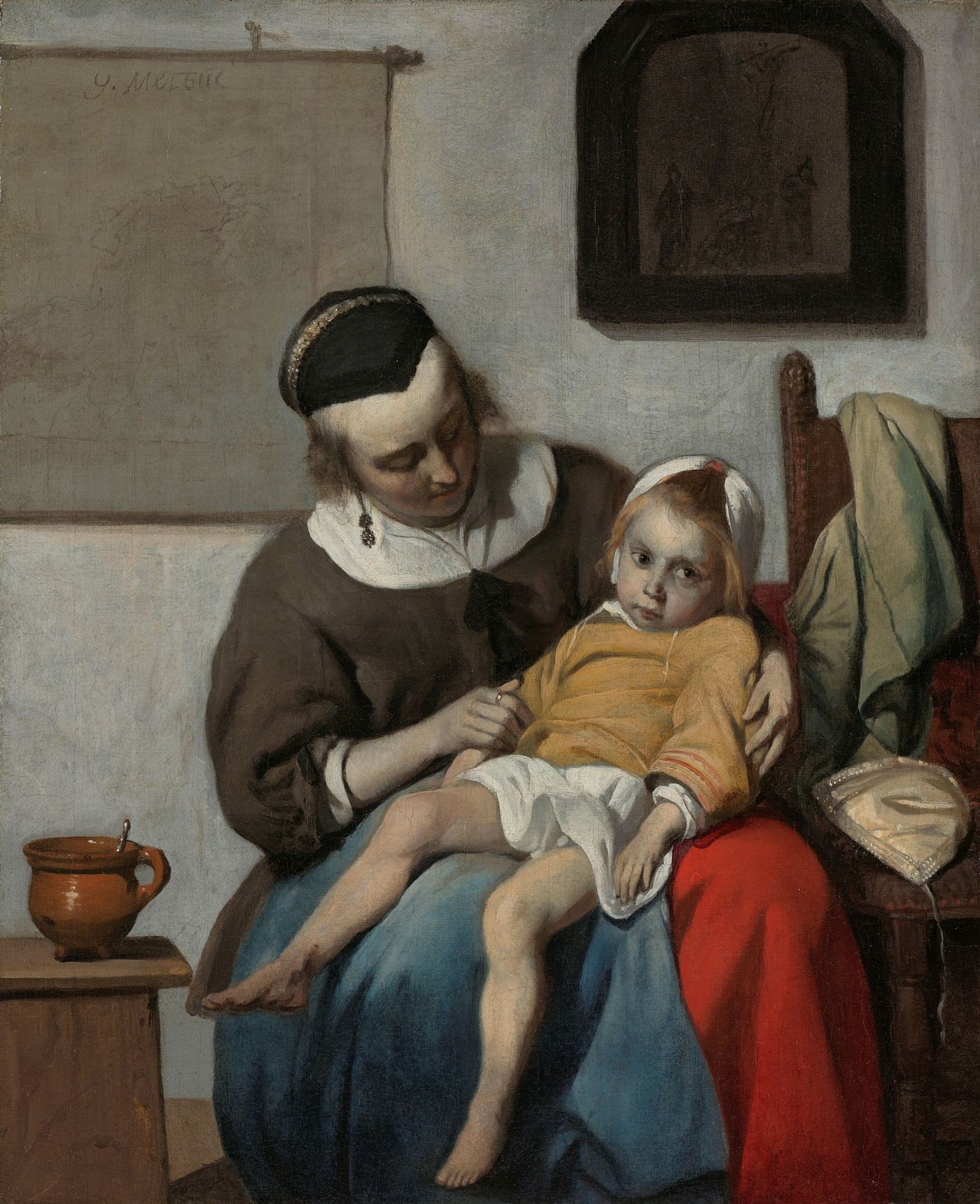 The Sick Child by Gabriel Metsu