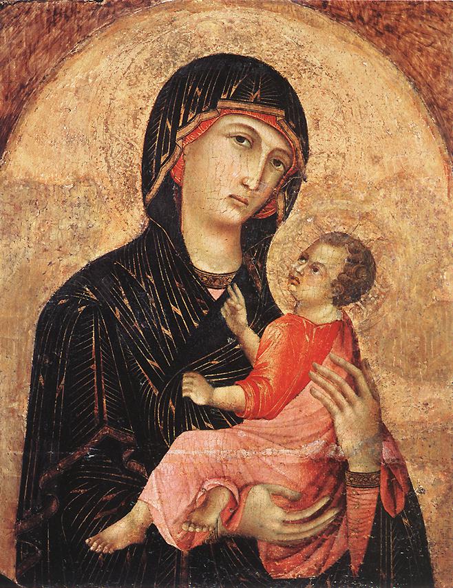 Madonna and Child (no. 593) by Duccio di Buoninsegna