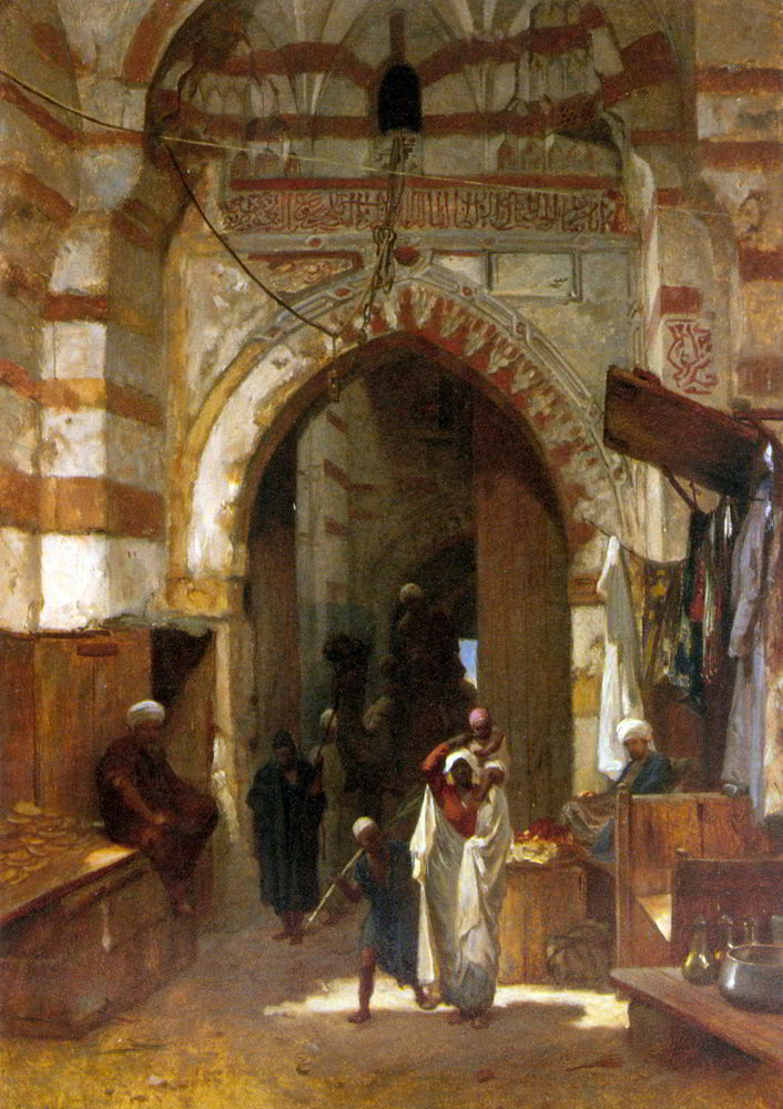 The Grand Bazaar by Frederick Goodall