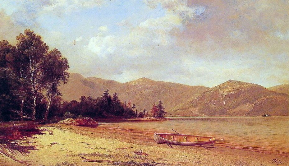 View of Dresden, Lake George by David Johnson