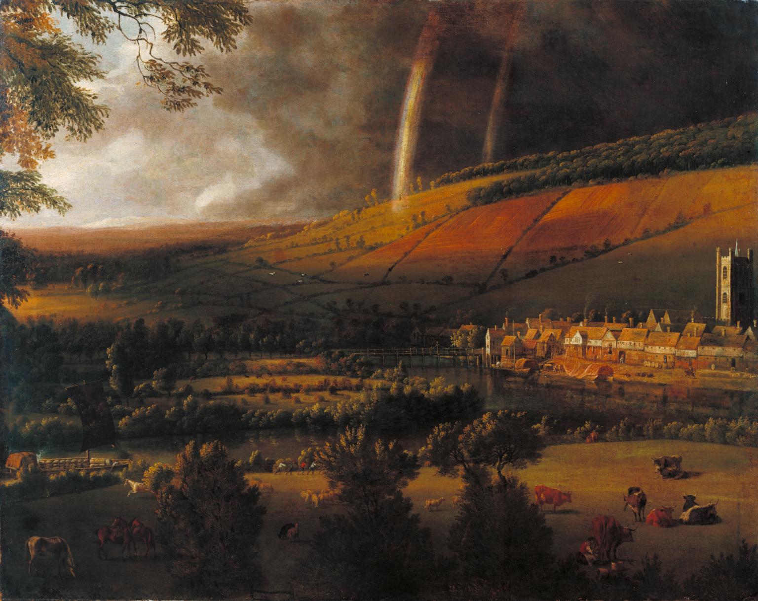 Landscape with Rainbow, Henley­on­Thames by Jan Siberechts