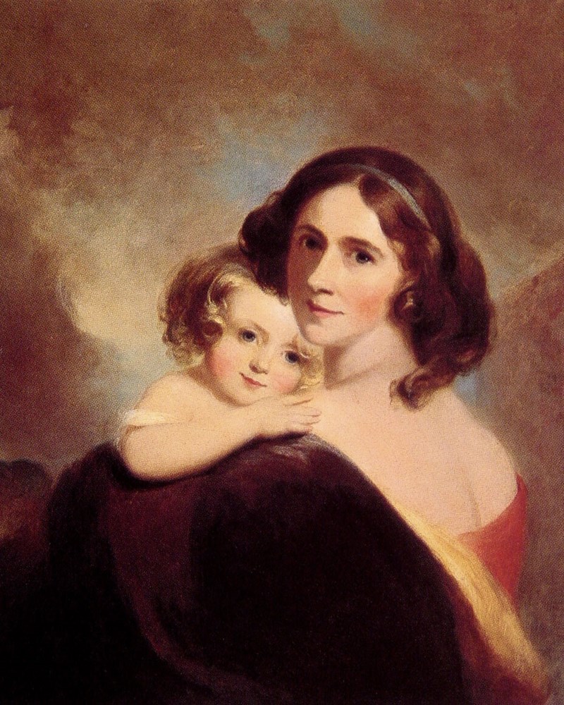 Mrs Fitzgerald and her Daughter Matilda by Thomas Sully