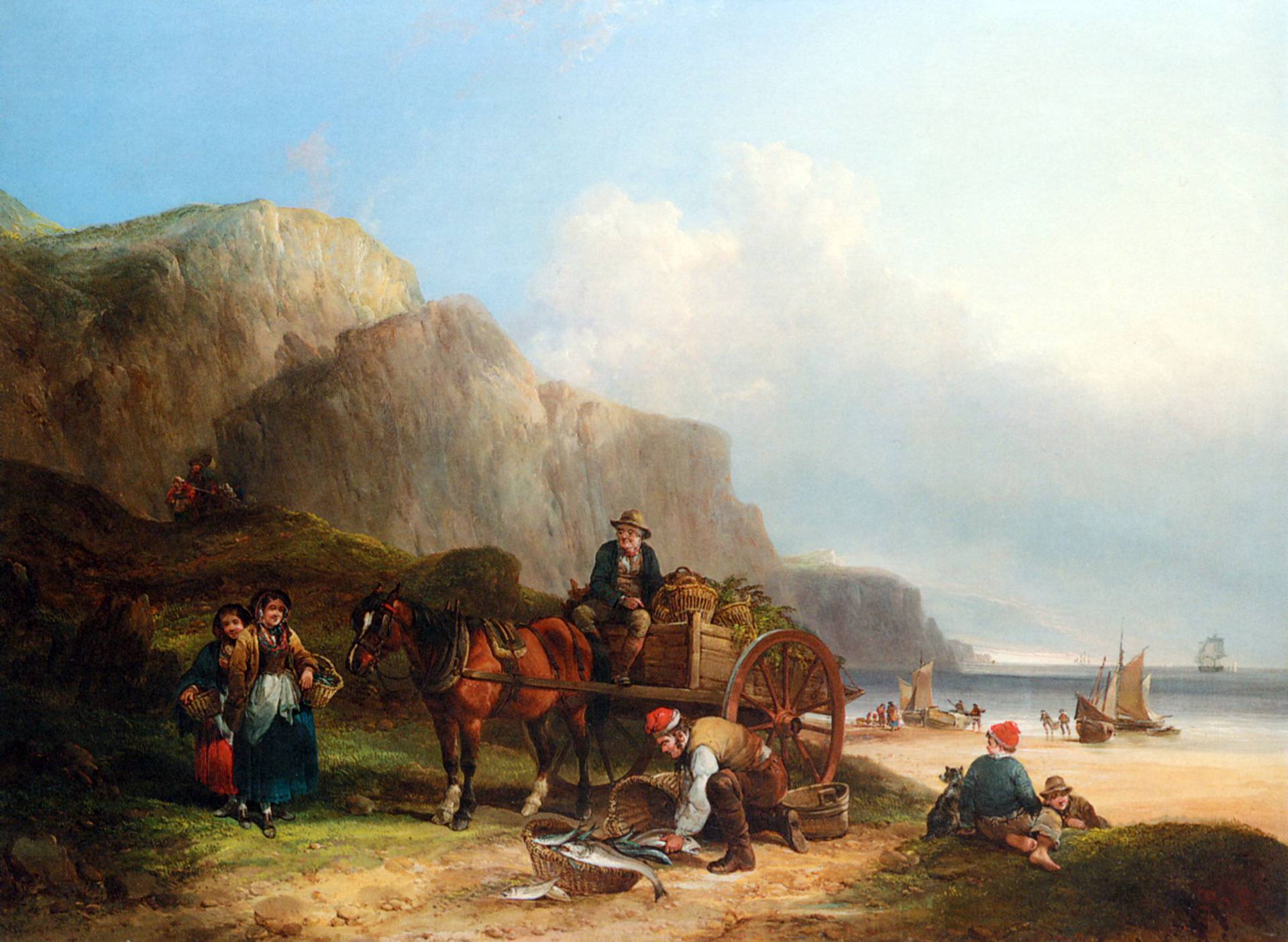 Scene in the Isle of Wight by William Shayer Snr