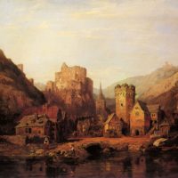 Balduinstein on the Lahn by Clarkson Stanfield