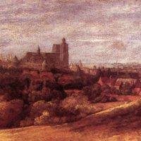 View of Brussels from the North­East by Hercules Seghers